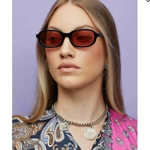 Poppy Lissiman Monty Black Sunglasses As Seen On Gigi Hadid Iconic 90s Y2K New